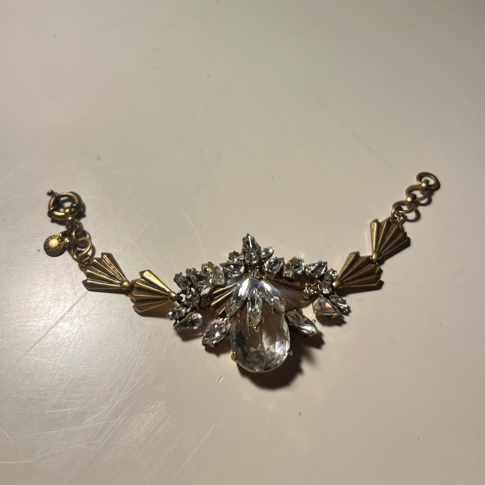 J. Crew Crystal Statement Bracelet